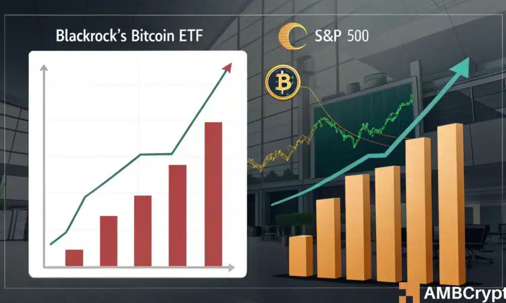 贝莱德的比特币 ETF 收入刚刚超越其标普 500 指数基金
