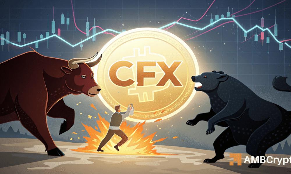 Conflux 上涨 10%,但 CFX 价格却停在关键水平不动