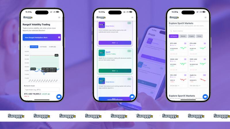 SwaggyX.com 发布首个以人工智能为基础的Web3预测平台，涵盖加密货币、体育和全球事件