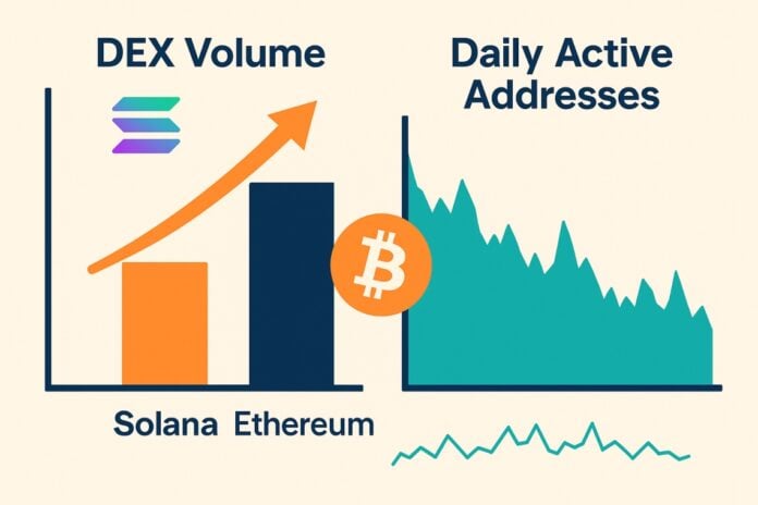 Solana 在 DEX 交易量超越以太坊：用户忙于交易，但面临“肇事逃逸”问题